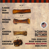 Rib Bones Large - 3 pack
