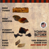 Beef Hooves - 8 Pack
