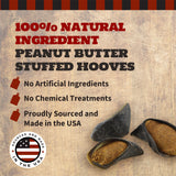 Flavor Filled Hooves - Peanut Butter - 6 Pack