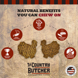 Turkey Shaped Turkey Blend Patties - 6 Count