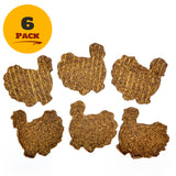 Turkey Shaped Turkey Blend Patties - 6 Count
