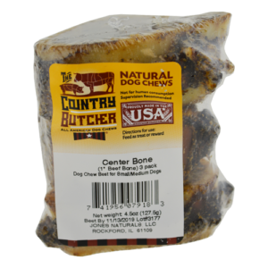 Center Bone for Dogs 100 percent USA sourced and raised dog treats and chews
