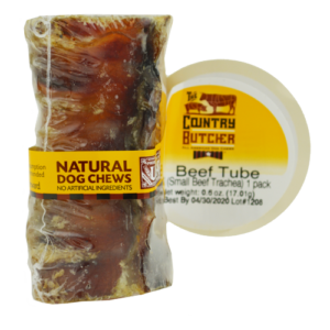 Beef Tube Small size for dogs 100 percent USA sourced and raised dog treats and chews